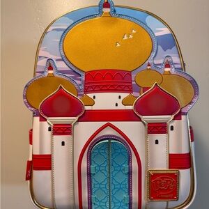 Loungefly Red and Gold Dome Backpack